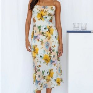 Midi flower dress